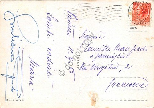 Cartolina Pasturo Panorama 1953