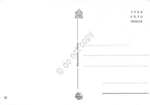 Cartolina Pavia Ponte coperto sul Ticino e panorama
