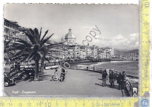 Cartolina Pegli - Lungomare - 1952 (Genova) | Immagine principale