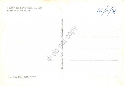 Cartolina Penna in Teverina Panorama | Immagine Gallery 2