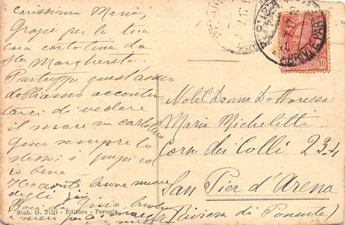 Cartolina Perugia Illustrata Fontana Maggiore 1917 | Immagine Gallery 2