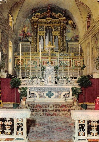Cartolina Peschiera del Garda Santuario Madonna del Frassino interno 1967 | Immagine principale