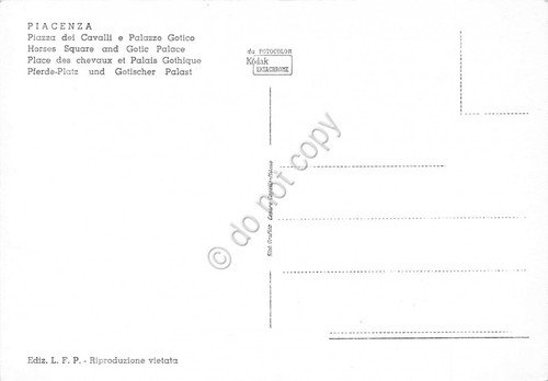 Cartolina Piacenza Piazza dei Cavalli e Palazzo Gotico animata | Immagine Gallery 2