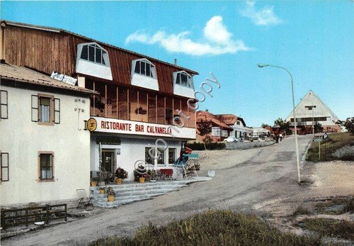 Cartolina Pian del Falco Sestola Ristorante Calvanella