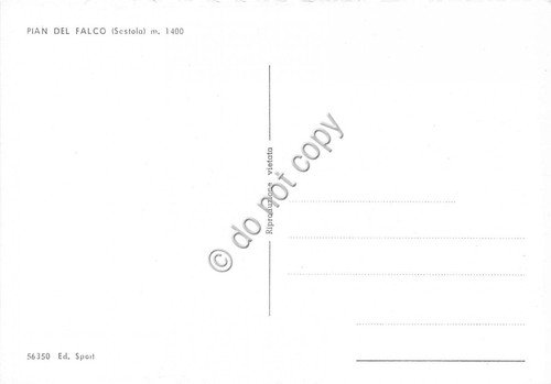 Cartolina Pian del Falco Sestola Ristorante Calvanella