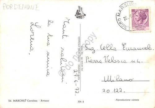 Cartolina Piancavallo vedute varie skilift campi di sci auto 1972 | Immagine Gallery 2