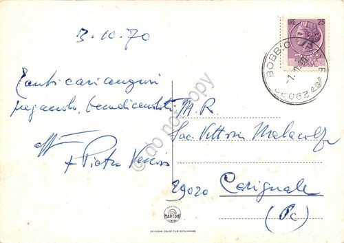Cartolina Piani d'Invrea Varazze Soggiorno Fatebenefratelli 4 vedute 1970