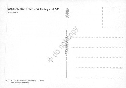 Cartolina Piano d'Arta Terme panorama | Immagine Gallery 2