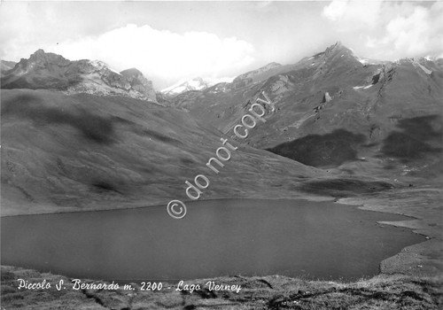 Cartolina Piccolo San Bernardo Lago Verney | Immagine principale