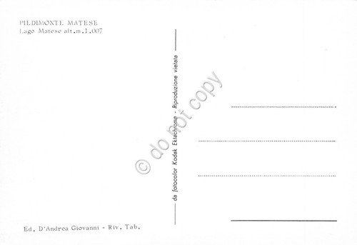 Cartolina Piedimonte Matese Lago Matese animata anni '90 | Immagine Gallery 2