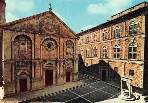 Cartolina Pienza Cattedrale e Palazzo Piccolomini (Siena) | Immagine principale