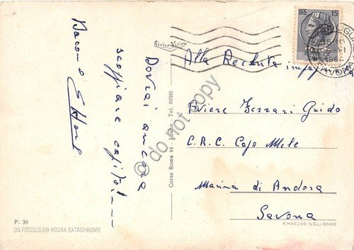 Cartolina Pietra Ligure vedute varie 1964 Pin Up (Savona)