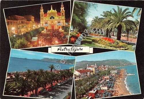 Cartolina Pietraligure vedutine 1968 (Savona) | Immagine principale