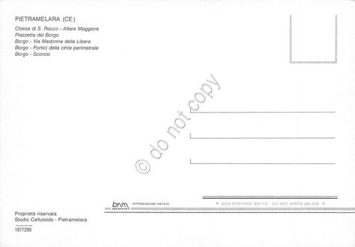 Cartolina Pietramelara vedute varie paese chiesa anni '70