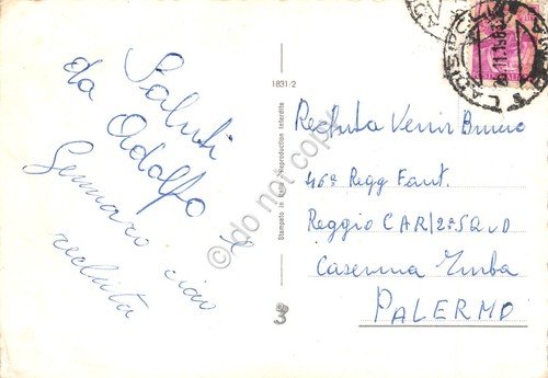 Cartolina Pin up costume rosso 1963 | Immagine Gallery 2