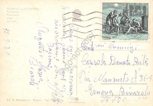 Cartolina Pinarella di Cervia Panorama aereo 1979 (Ravenna) | Immagine Gallery 2