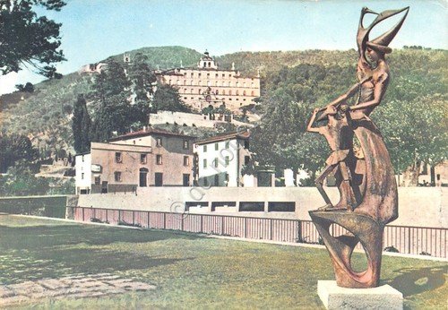 Cartolina Pinocchio e la Fata a Collodi 1966 | Immagine principale