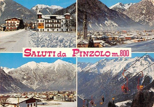 Cartolina Pinzolo 4 vedute (Trento) | Immagine principale