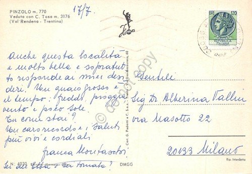 Cartolina Pinzolo Panorama (Trento) | Immagine Gallery 2