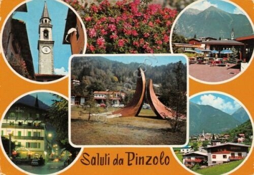 Cartolina Pinzolo vedute anni '70 (Trento) | Immagine principale