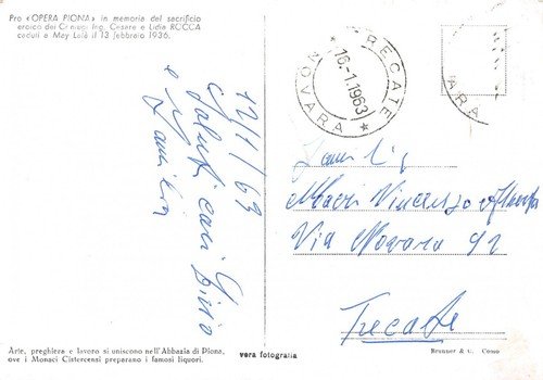 Cartolina Piona Abazia interno (Como) | Immagine Gallery 2