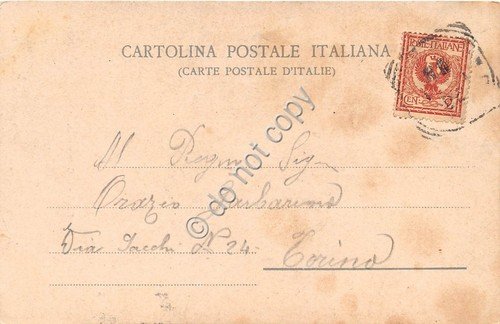 Cartolina Pisa il Campanile primi '900