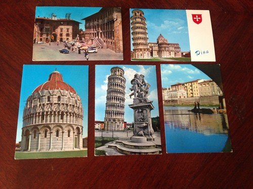 Cartolina Pisa Lotto 5 cartoline VG