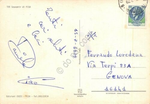 Cartolina Pisa vedute auto d'epoca 1979 | Immagine Gallery 2