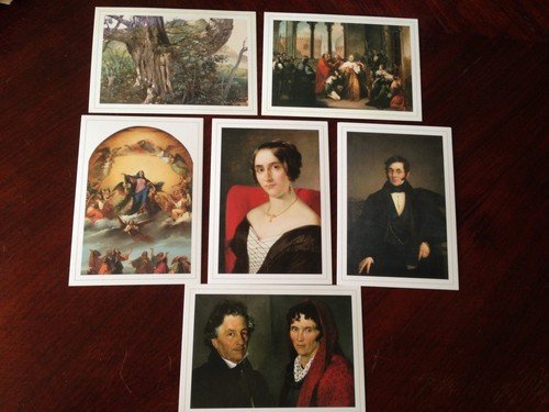 Cartolina Pittura Michelangelo Grigoletti lotto di 6 cartoline