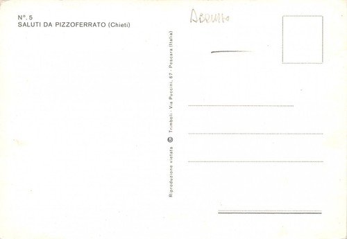 Cartolina Pizzoferrato Vedutine | Immagine Gallery 2