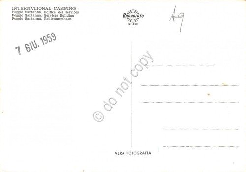 Cartolina Poggio Santanna International Camping Palazzina Servizi | Immagine Gallery 2