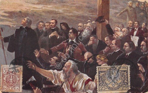Cartolina Polonia J Styka illustrata1922 | Immagine principale