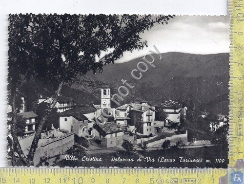 Cartolina Polpresa di Viù - Villa Cristina - anni '50 …