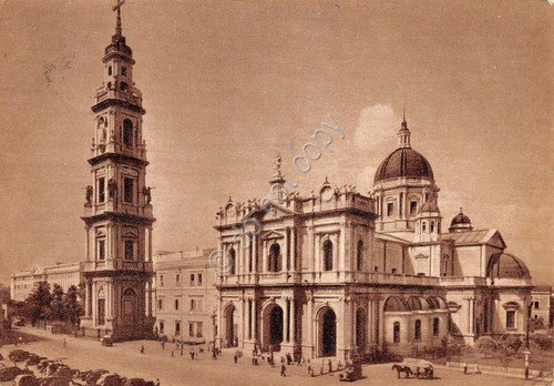 Cartolina Pompei Santuario della Vergine del SS Rosario Illustrata 1955 …