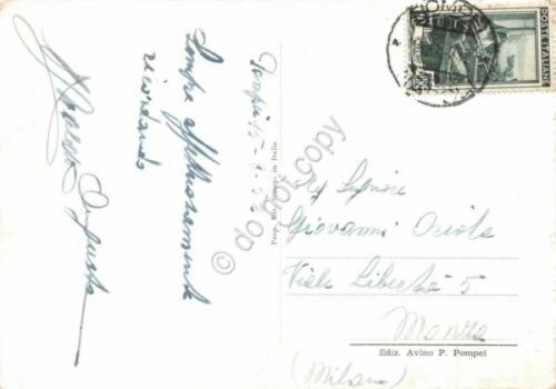 Cartolina Pompei Santuario Vedute 1952 (Napoli) | Immagine Gallery 2