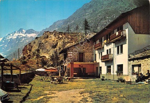 Cartolina Pont di Valsavaranche Albergo Genzianella 1968 | Immagine principale