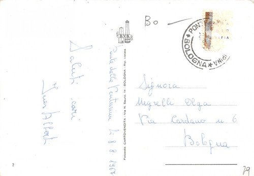 Cartolina Ponte della Vetturina Panorama 1967