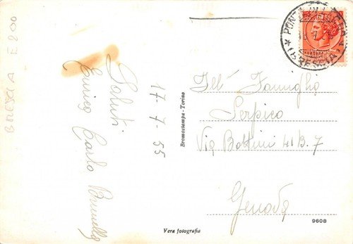 Cartolina Ponte di Legno Frazione Pezzo 1955