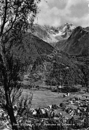 Cartolina Ponte di Legno panorama paese 1955 | Immagine principale