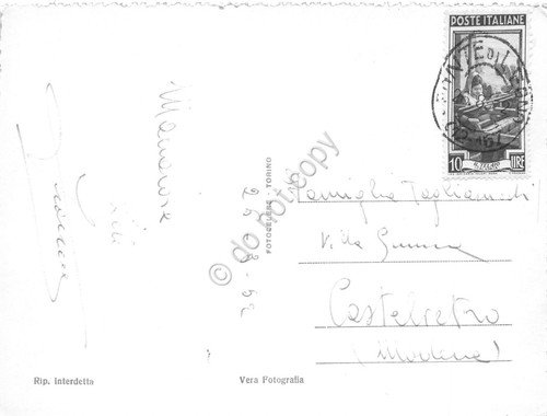 Cartolina Ponte di Legno Panorama paese dall'alto 1952 | Immagine Gallery 2