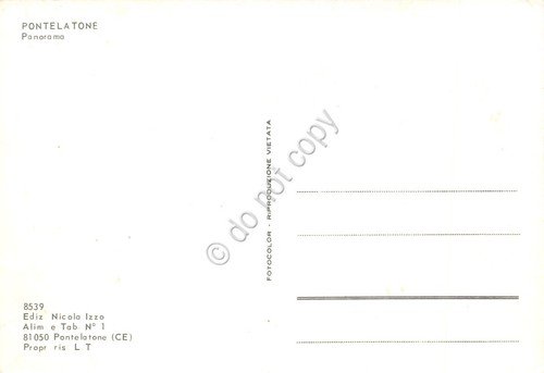 Cartolina Pontelatone panorama case anni '90 | Immagine Gallery 2