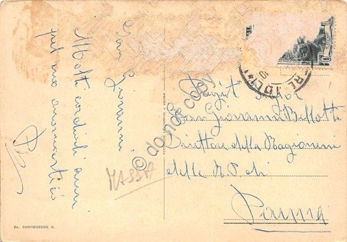 Cartolina Pontremoli Ponte Stenna anni '50