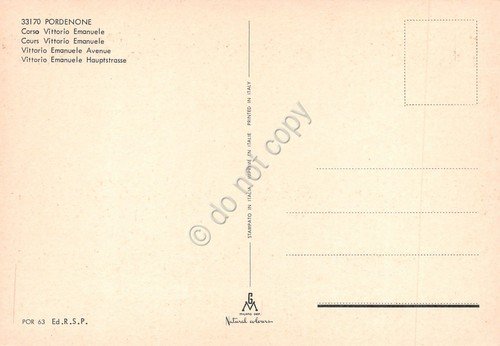 Cartolina Pordenone Corso Vittorio Emanuele animata auto | Immagine Gallery 2
