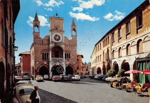 Cartolina Pordenone Municipio 1973