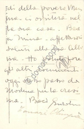 Cartolina Porreta Teme Laghetto delle Terme animata barca 1933 | Immagine Gallery 2