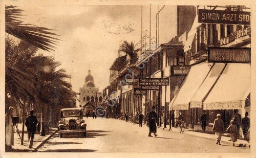 Cartolina Port Said the Quai Sultan Hussein 1938