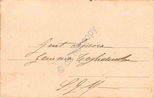 Cartolina Porte Bonheur Grande Velocità 1460 Alterocca Terni 1900 circa | Immagine Gallery 2