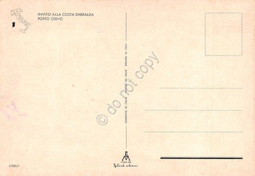 Cartolina Porto Cervo vista del porto da arcate | Immagine Gallery 2