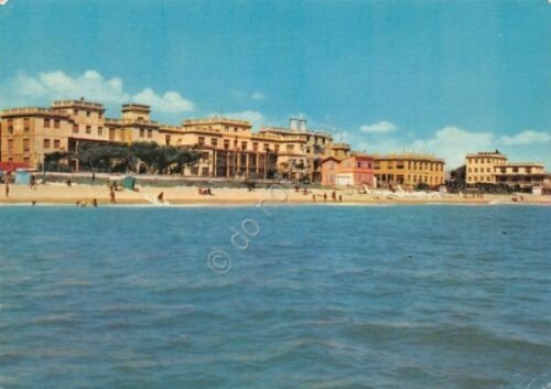Cartolina Porto Potenza Picena Istituto Elioterapico Divina Provvidenza dal mare | Immagine principale