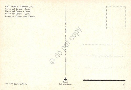 Cartolina Porto Recanati centro giardini | Immagine Gallery 2